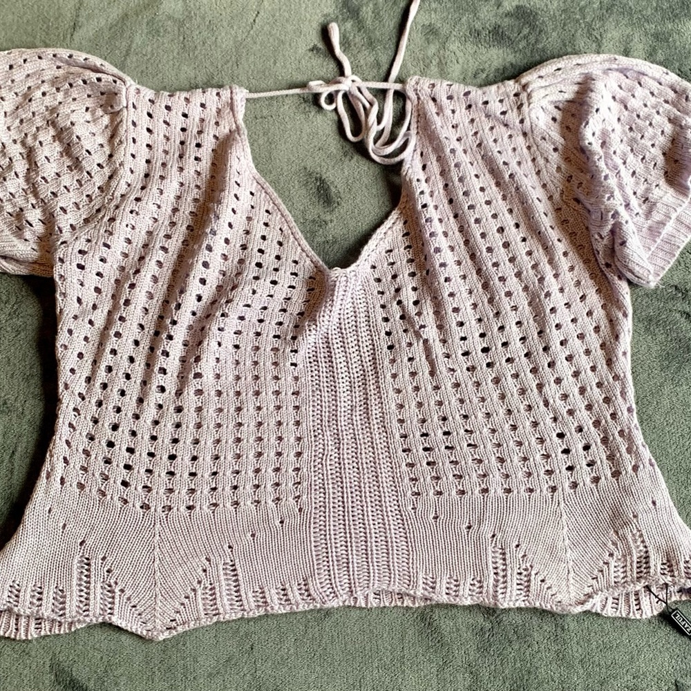 Women's crochet crop top